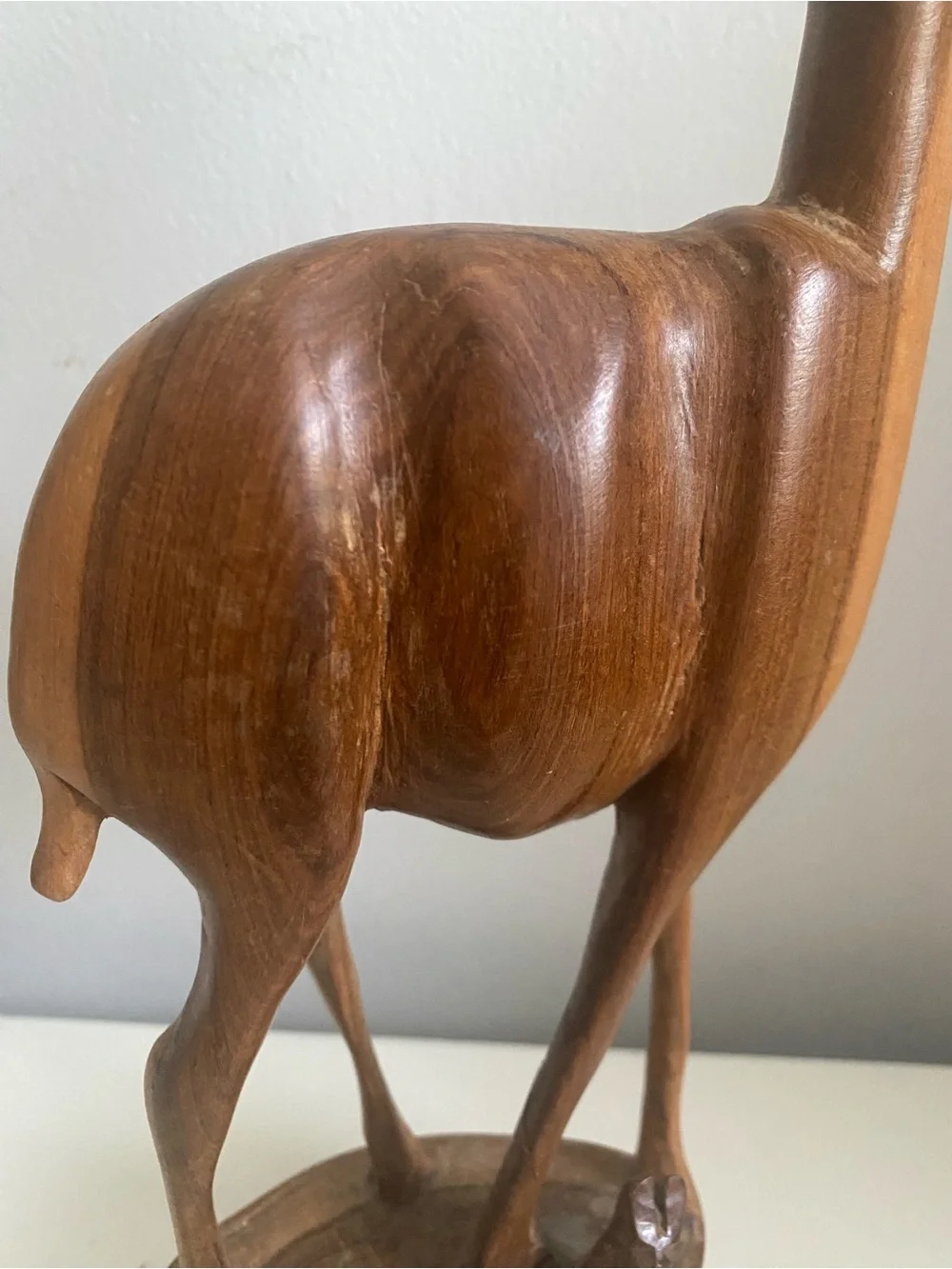 MCM Teak Wooden Antelope Gazelle 12” Tall